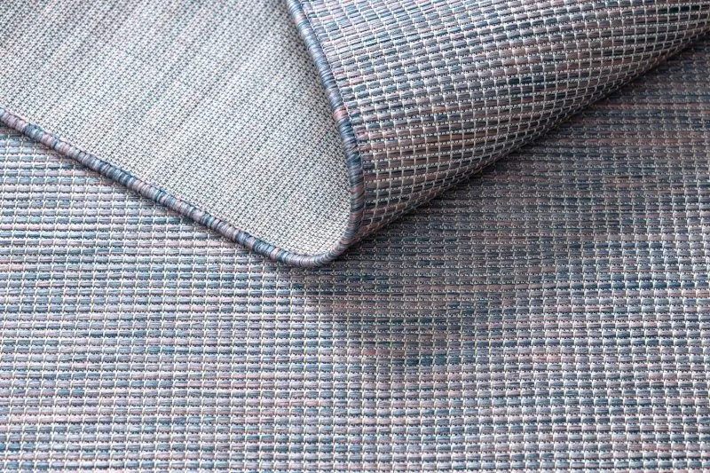 Teppich SISAL PATIO 2778 flach gewebt blau / rosa / beige