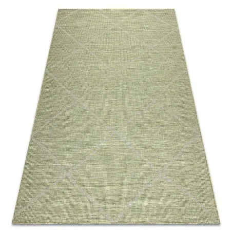 Teppich SISAL PATIO 3075 flach gewebt grün / beige