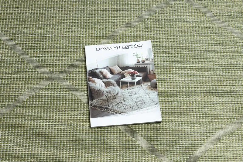 Teppich SISAL PATIO 3075 flach gewebt grün / beige