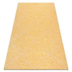 Teppich SISAL PATIO flach gewebt gelb / beige