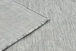 Teppich SISAL PATIO 3069 marokkanisches Spalier flach gewebt grau / beige