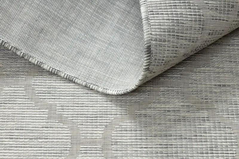 Teppich SISAL PATIO 3069 marokkanisches Spalier flach gewebt grau / beige