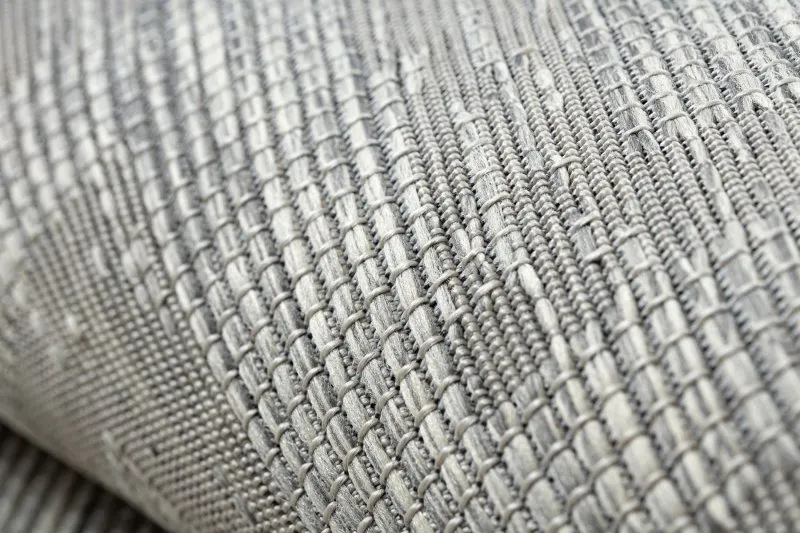 Teppich SISAL PATIO 3071 griechisch flach gewebt grau / beige