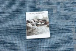 Teppich SISAL PATIO 3071 griechisch flach gewebt dunkelblau / beige