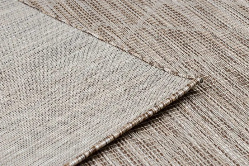 Teppich SISAL PATIO 3077 Boho flach gewebt - natürlich, beige