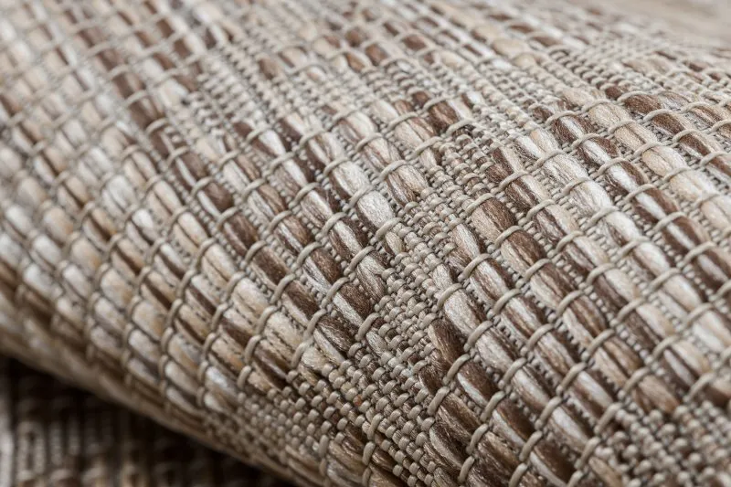 Teppich SISAL PATIO 3077 Boho flach gewebt - natürlich, beige