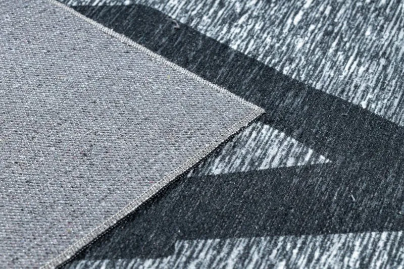 ANTIKA Teppich 119 tek, modernes Aztekisch, waschbar - grau 