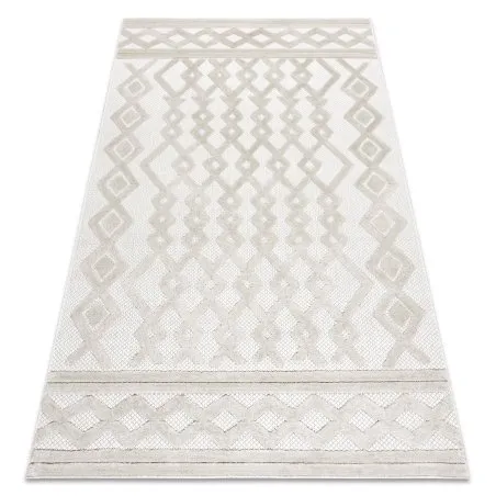Teppich SANTO SISAL 58389 Diamanten, geometrisch, Zickzack beige