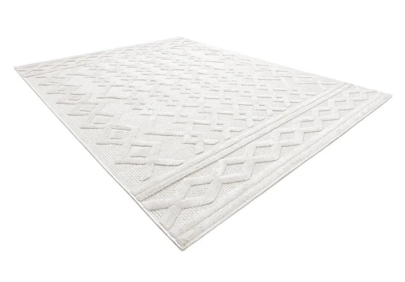 Teppich SANTO SISAL 58389 Diamanten, geometrisch, Zickzack beige