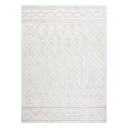 Teppich SANTO SISAL 58389 Diamanten, geometrisch, Zickzack beige