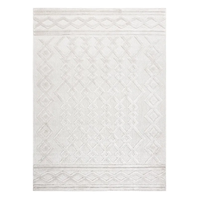 Teppich SANTO SISAL 58389 Diamanten, geometrisch, Zickzack beige