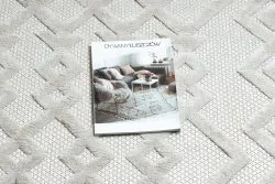 Teppich SANTO SISAL 58389 Diamanten, geometrisch, Zickzack beige