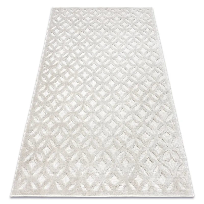 Teppich SANTO SISAL 58507 Durchbrochen, Art Deco beige