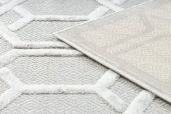 Teppich SANTO SISAL 58385 Ruta, geometrisch beige