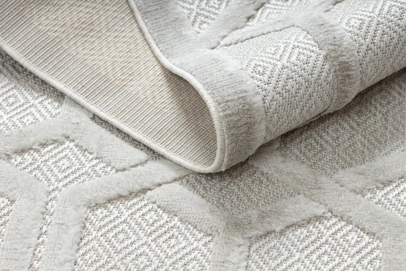 Teppich SANTO SISAL 58385 Ruta, geometrisch beige