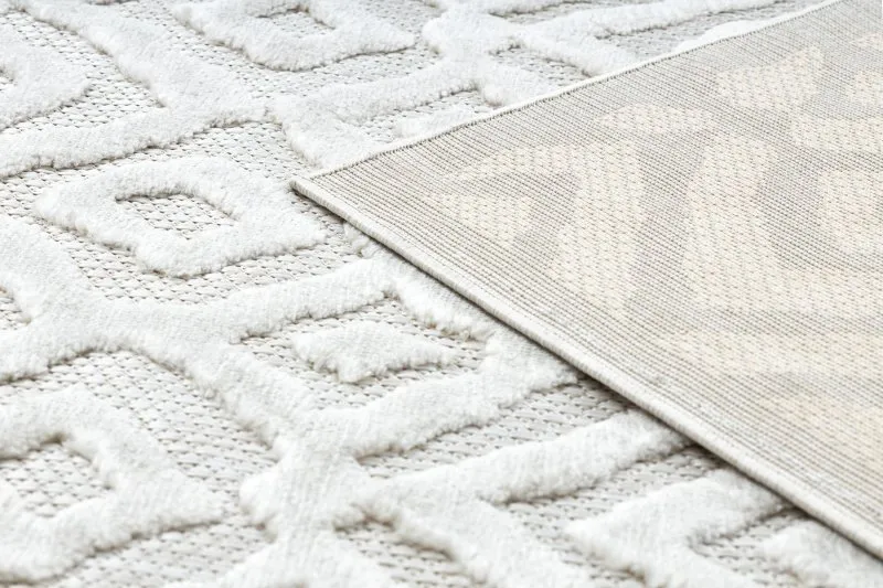 Teppich SANTO SISAL 58381 Diamanten, Zickzack beige