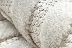 Teppich SANTO SISAL 58381 Diamanten, Zickzack beige