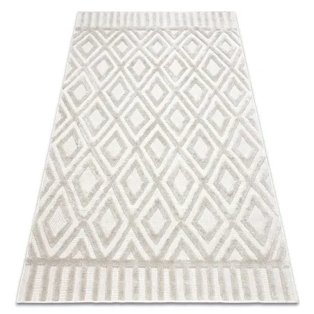 Teppich SANTO SISAL 58377 Diamanten, geometrisch, Zickzack beige