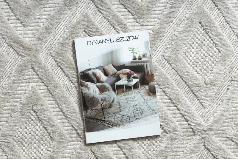 Teppich SANTO SISAL 58377 Diamanten, geometrisch, Zickzack beige