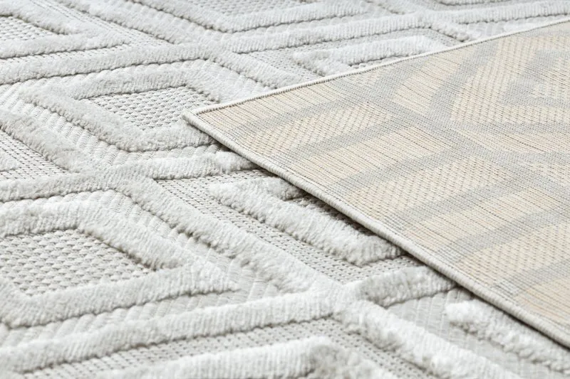 Teppich SANTO SISAL 58377 Diamanten, geometrisch, Zickzack beige