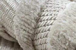 Teppich SANTO SISAL 58377 Diamanten, geometrisch, Zickzack beige