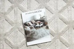Teppich SANTO SISAL 58500 Dreiecke, geometrisch beige