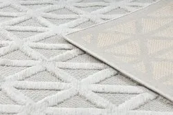 Teppich SANTO SISAL 58500 Dreiecke, geometrisch beige