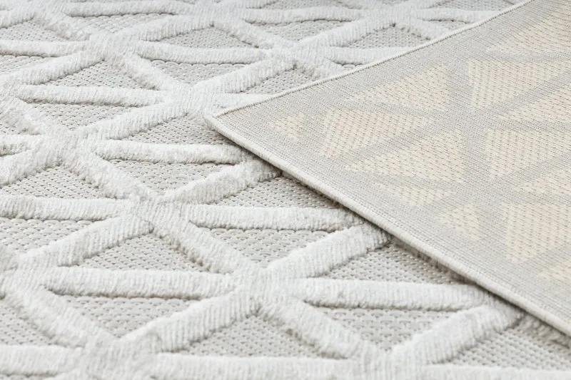 Teppich SANTO SISAL 58500 Dreiecke, geometrisch beige