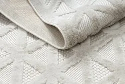 Teppich SANTO SISAL 58500 Dreiecke, geometrisch beige