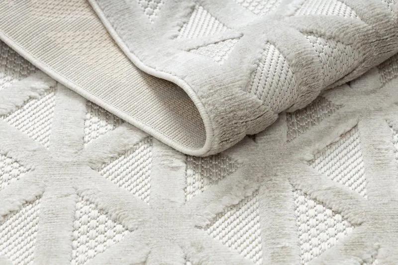 Teppich SANTO SISAL 58500 Dreiecke, geometrisch beige