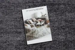 Teppich FLORENCE 24021 Einfarbig, Glamour, Flachgewebt, Fransen - anthrazit