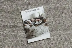 Teppich FLORENCE 24021 Einfarbig, Glamour, Flachgewebt, Fransen - beige