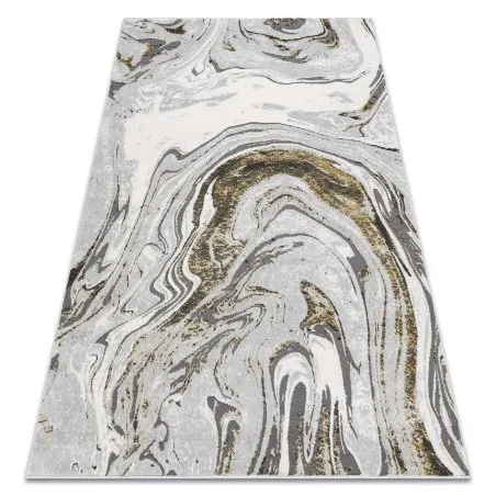 Teppich LIRA E1686 Abstrakt, Strukturell, Modern, Glamour - grau / gold