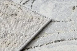Teppich LIRA E1686 Abstrakt, Strukturell, Modern, Glamour - grau / gold