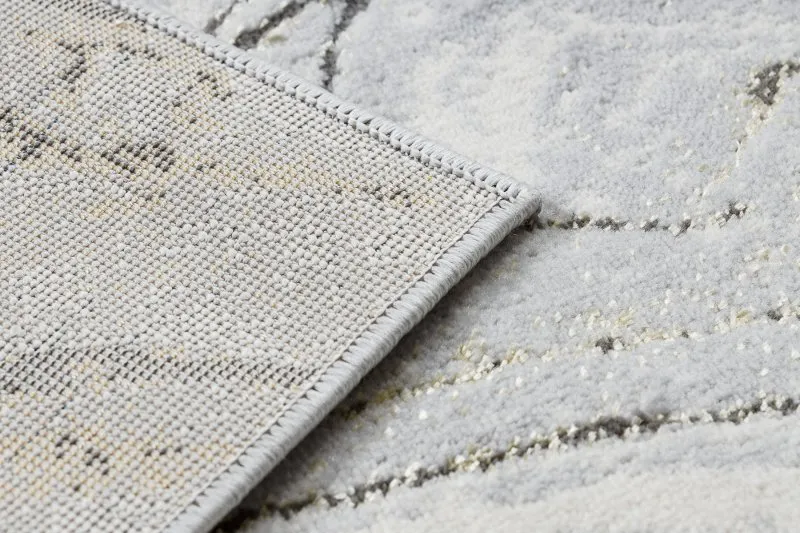 Teppich LIRA E1686 Abstrakt, Strukturell, Modern, Glamour - grau / gold