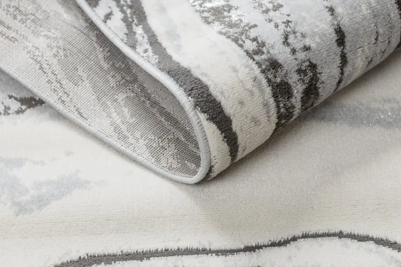Teppich LIRA E1686 Abstrakt, Strukturell, Modern, Glamour - grau