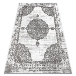 Teppich LIRA Rosette, Strukturell, Modern, Glamour - grau