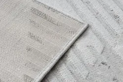 Teppich LIRA E1627 Dreiecke geometrisch, Strukturell, Modern, Glamour - grau