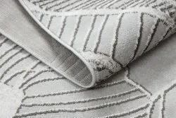 Teppich LIRA E1482 Blätter, Strukturell, Modern, Glamour - grau