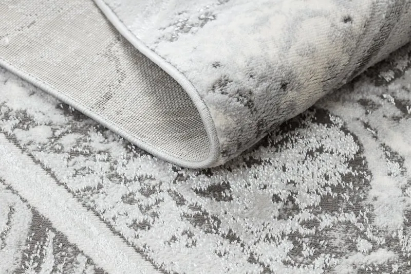 Teppich LIRA HE527 Natur, Strukturell, Modern, Glamour - grau