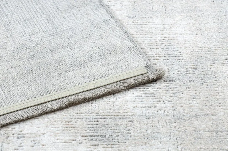Modern Teppich TULS strukturell, Franse 51231 Vintage elfenbein / grau
