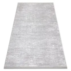 Modern Teppich TULS strukturell, Franse grau