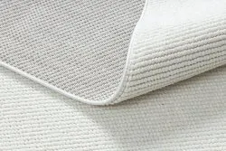 Teppich CASABLANCA PLUS creme Einfarbig, Schleife