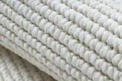 Teppich CASABLANCA PLUS creme Einfarbig, Schleife