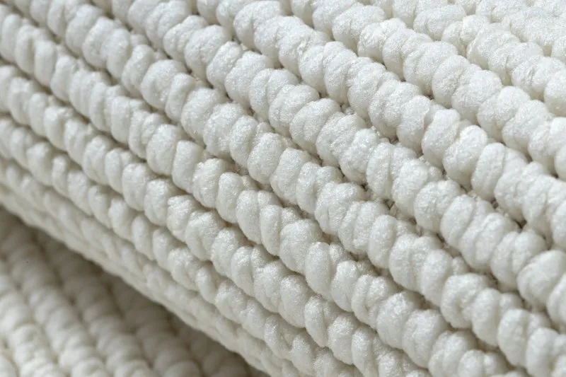 Teppich CASABLANCA PLUS creme Einfarbig, Schleife