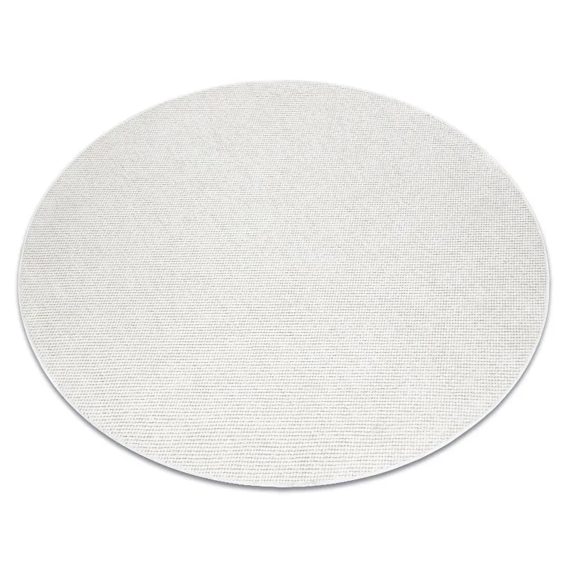 Teppich CASABLANCA PLUS Kreis creme Einfarbig, Schleife