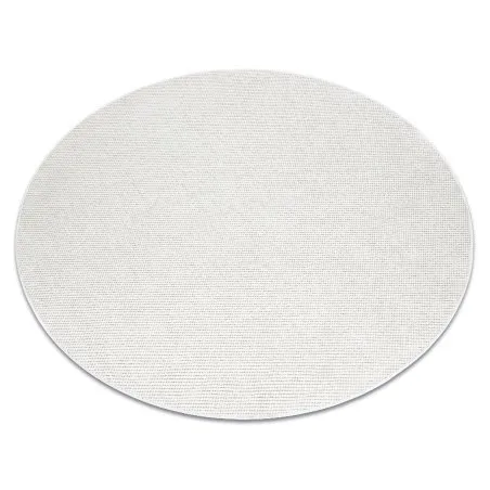 Teppich CASABLANCA PLUS Kreis creme Einfarbig, Schleife