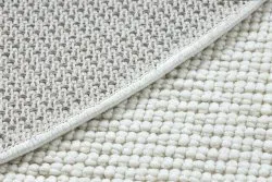 Teppich CASABLANCA PLUS Kreis creme Einfarbig, Schleife