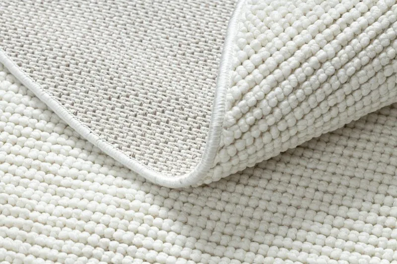 Teppich CASABLANCA PLUS Kreis creme Einfarbig, Schleife