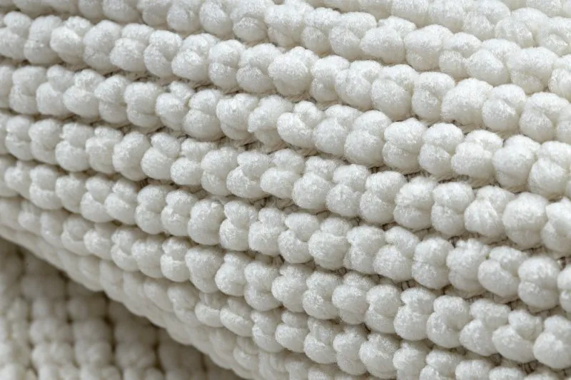Teppich CASABLANCA PLUS Kreis creme Einfarbig, Schleife